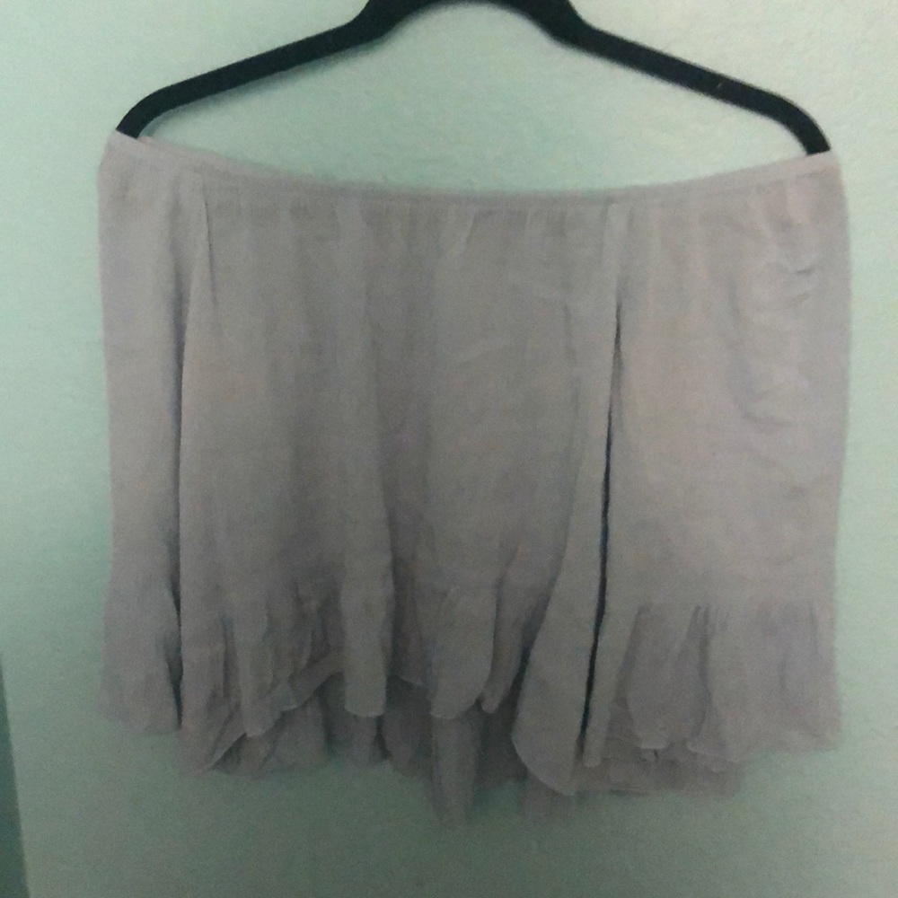 La hearts baby blue top